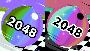 Ball Run 2048 Infinix 🏀 vs Reverse ball Colour Run walkthrough , iOS Android New Update part : 2037