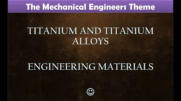 Titanium and Titanium alloy - Engineering materials :) #titanium #titaniumalloys #mechanical - DayDayNews