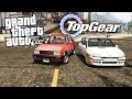 GTA 5 TOP GEAR#1 ИСПЫТАНИЕ МАШИН ДО 1.000$ VOLKSWAGEN JETTA VS RENAULT CLIO