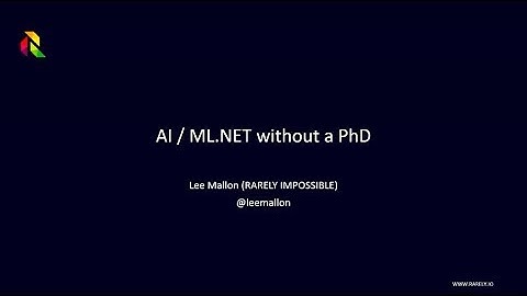 ML.NET for developers without any AI experience - Lee Mallon
