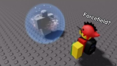 Roblox animation Forcefield