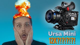 Blackmagic Ursa Mini Pro 12k - BEAST or Gimmick? My Thoughts on the Announcement