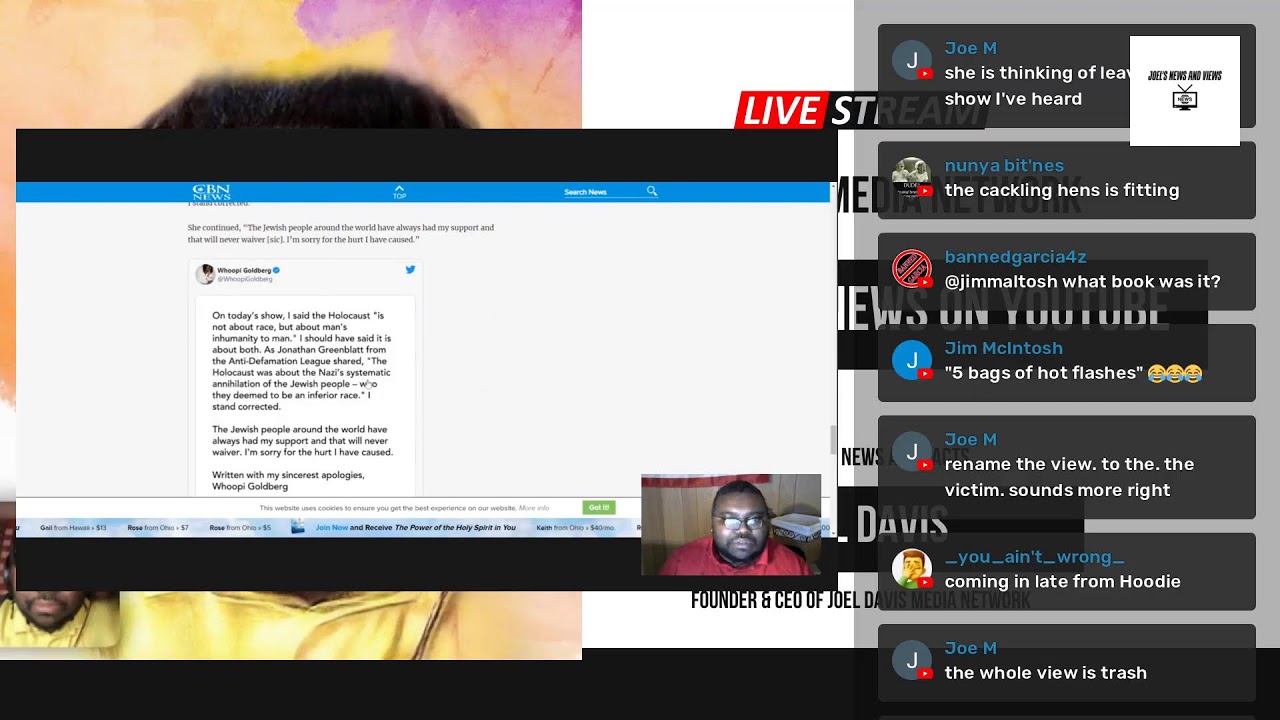 Joel Davis Media Network Live: CNN Drama PT 6 and The left is turning on each other!