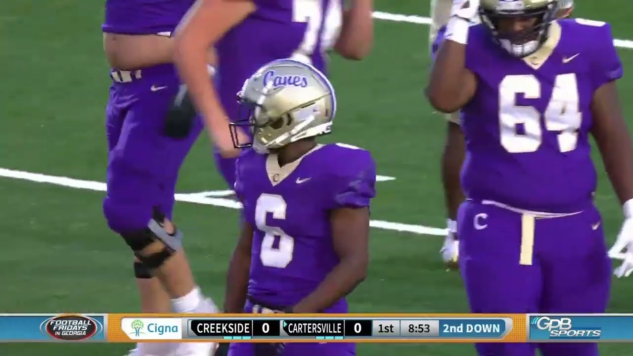 Trevor Lawrence 16 Cartersville High School Hurricanes Purple