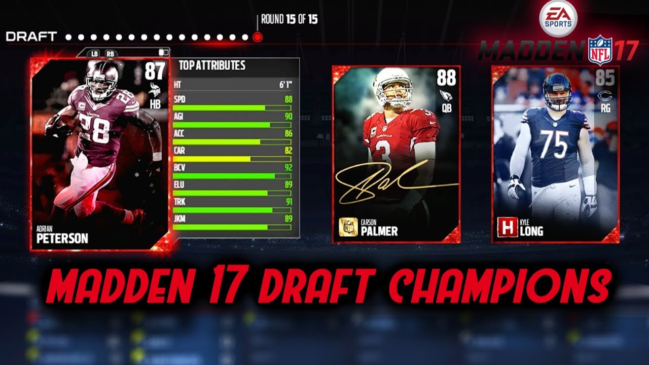 MADDEN 17 PS4 RANKED DRAFT CHAMPIONS YA BOY IS BACK YouTube madden-17-ps4-ranked-draft-champions-ya-boy-is-back-youtube