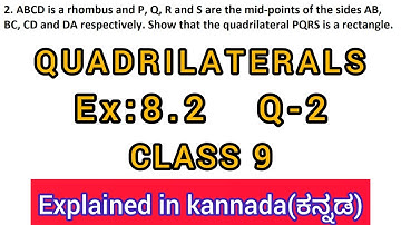 abcd is a rhombus and p q r and s are the midpoints of the sides ab bc cd and da