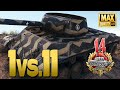 T67: Alone versus 11 - World of Tanks