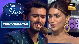 Indian Idol Season 13 | Chirag की Magical Performance में खो गई Kriti Sanon | Performance