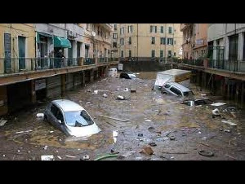 A weather disaster struck Italy. The city of Cernobio.