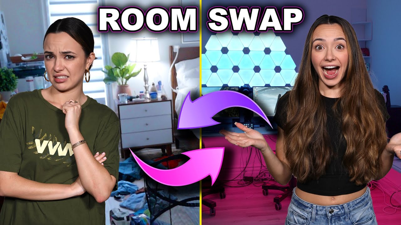 Twins Swap Rooms for 24 HOURS! - Merrell Twins