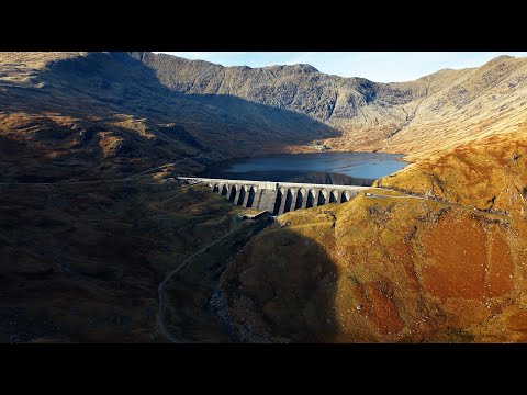 Cruachan Dam, Scotland. 4K Drone.