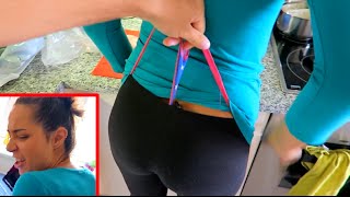 WEDGIE PRANK ON GIRLFRIEND!!