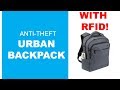 Anti-Theft Urban Backpack with RFID Protection