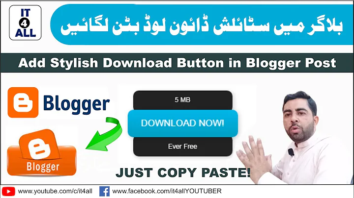 How to Add Animated Buttons in Blogger || How to Add Animated Overlay Button in Blogger