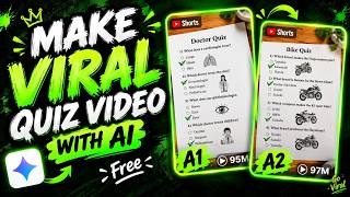 Create Viral Quiz Videos Using AI for FREE | Full Step by Step Tutorial 🚀