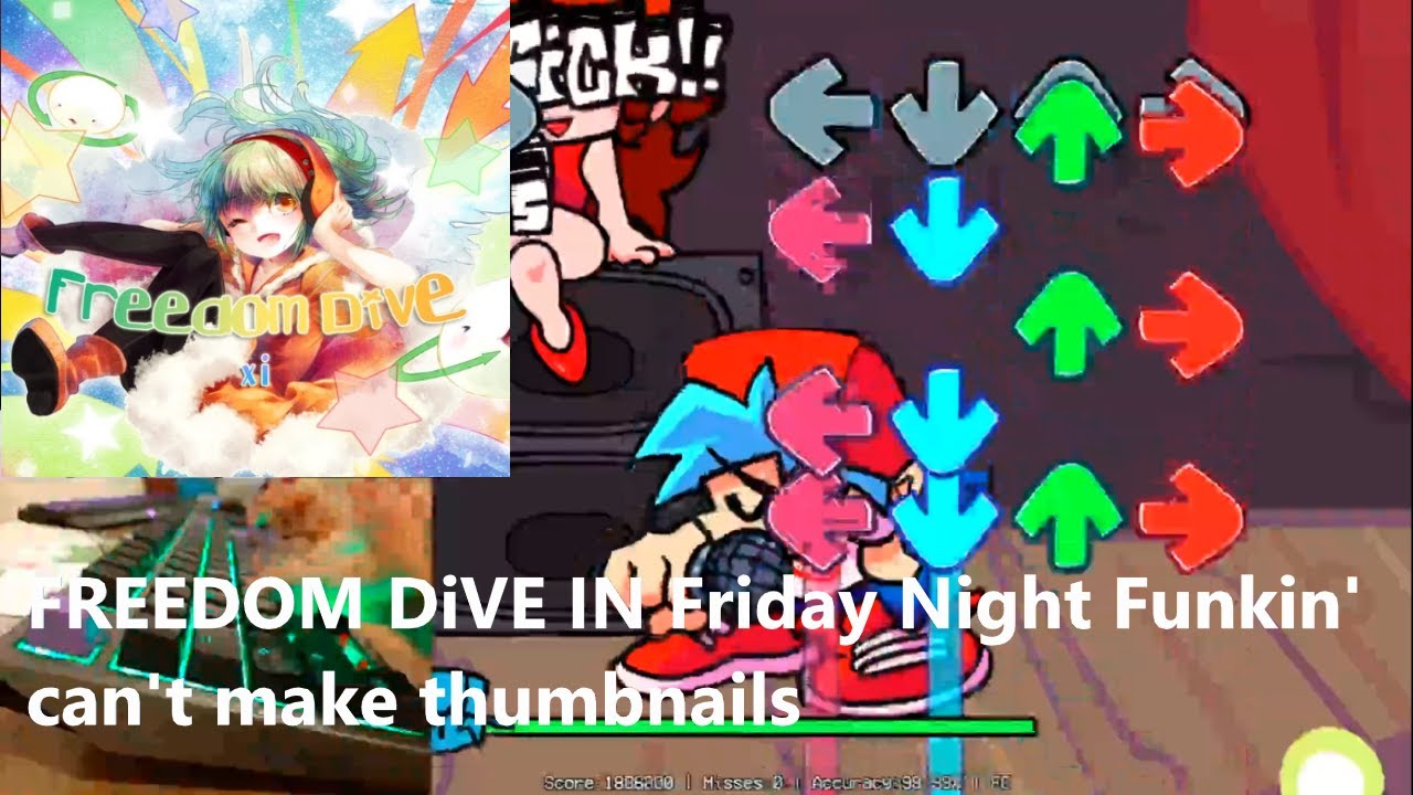 top osu!mania player plays Friday Night Funkin' | FREEDOM DiVE (FULLERENE DIMENSIONS) FULL COMBO 99%