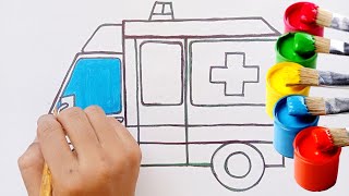 Masterful Ambulance Sketch | Capturing the Spirit of Emergency Response