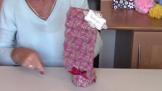 Gift Wrap Pleated Bottle