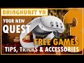 Your new meta quest 3  tips tricks free games  accessories