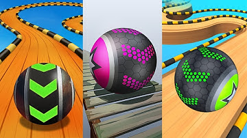 Action balls vs Sky rolling ball 3D vs Rolling ball - android and iso games all lever gameplay