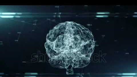 Hologram brain design video |full 4K