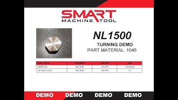 SMART Machine Tool - NL1500 Turning Demo