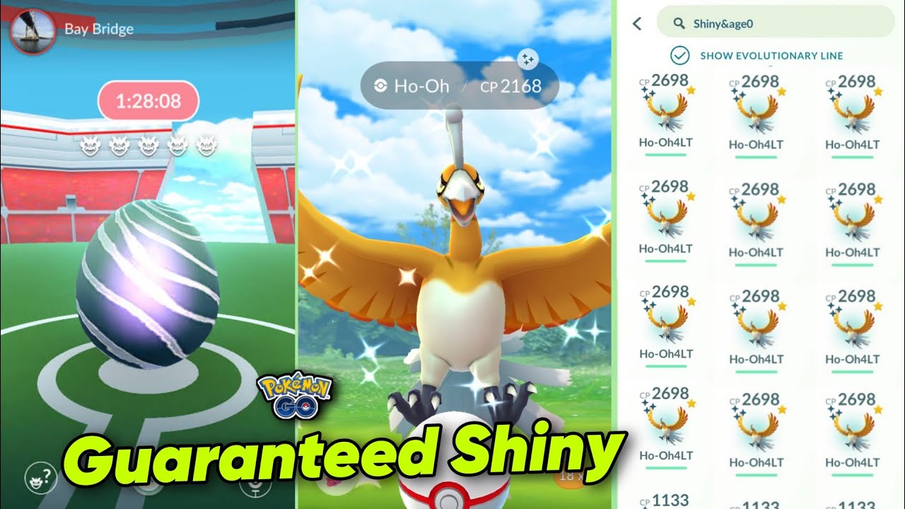 How To Get Guaranteed Shiny Ho Oh in Pokemon Go