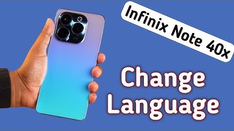 Infinix Note 40x language kaise change kare, how to change system language in Infinix, set Hindi lan