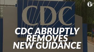 CDC abruptly removes new guidance on coronavirus airborne transmission