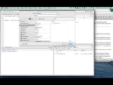 Read CSV in to R with R studio