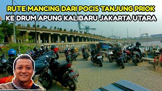 Rute mancing ke Drum Apung Kalibaru, Dari Pocis Tanjung Priok, Kolong Tol Kalibaru