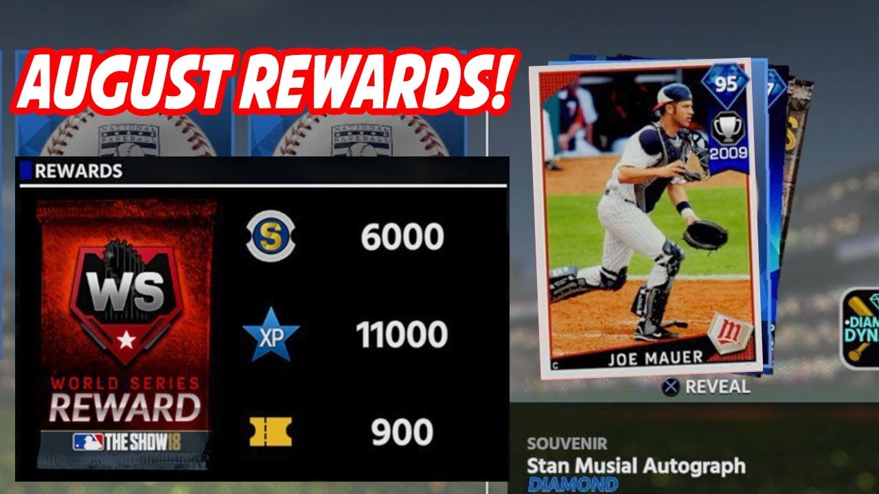 August Ranked Seasons Rewards! NEW 95 Luis Gonzalez & 94 Ralph Kiner! - MLB The Show 18 DD
