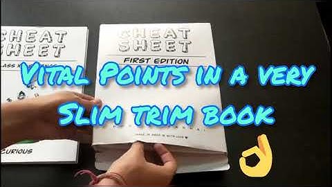 Cheat Sheet by BKP Unboxing and overview ( plus Give away of 5 cheat sheet books )