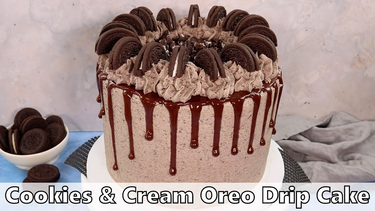 Cookies & Cream Oreo Drip Cake Recipe