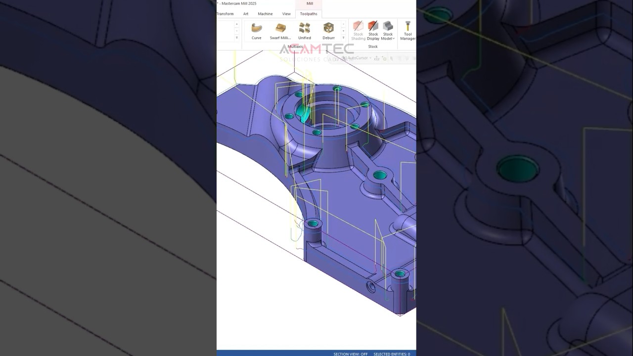 ¡Con esta función de Mastercam 2025 reduce la necesidad de procesos manuales!