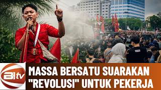 Ribuan Buruh dan Mahasiswa Gelar Aksi May Day, Suarakan "Revolusi" untuk Hak Pekerja