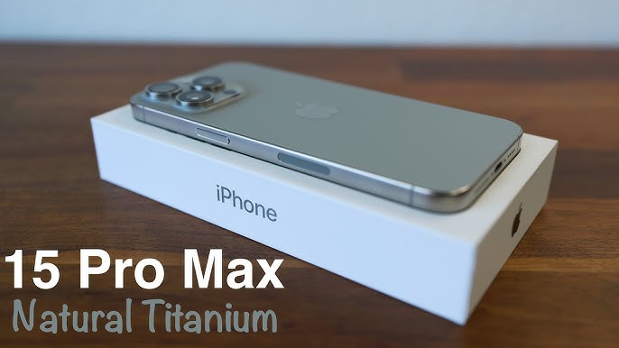 Apple iPhone 15 Pro Max Black Titanium Unboxing 256 GB + Comparison 15 Pro  Natural Aesthetic ASMR 