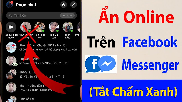 Chấm xanh hiện online trên facebook là gì năm 2024