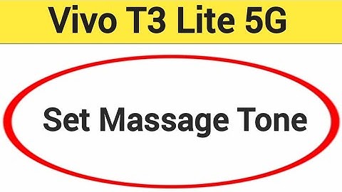 IQOO Z9 5G me message tone kaise Lagaye, how to set massage tone