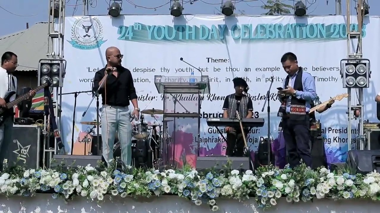 Mol le lhang thingna louna  Oipoh Band  Khongsai Veng Imphal Youth Day Live