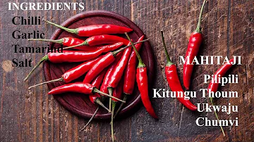 How To Make Delicious Chilli Tamarind Source | PiliPili Ya Ukwaju~ROJO LA UKWAJU |