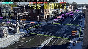 YOLOX+Deepsort traffic monitoring demo,\
