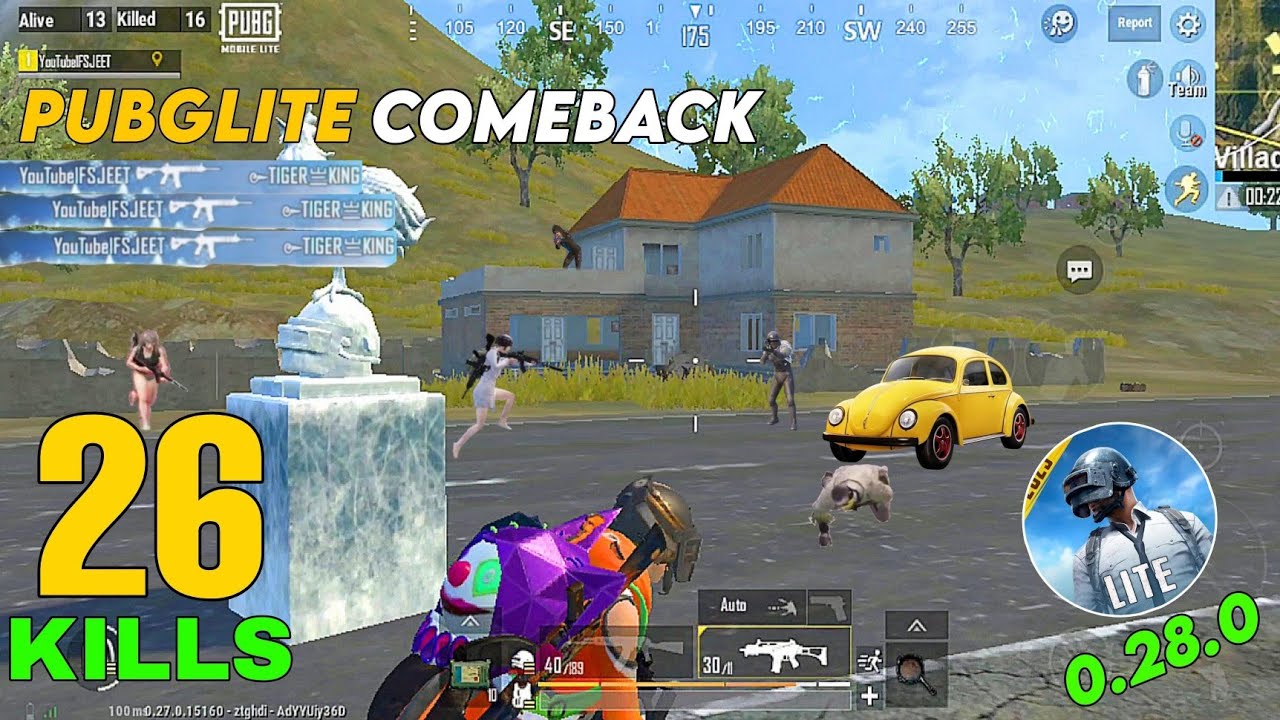 26 KILLS 🥶 PUBG LITE SOLO vs SQUAD FULL RUSH INTENSE COMEBACK GAMEPLAY ...