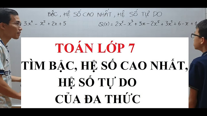 Hệ số là gì toán 7 năm 2024