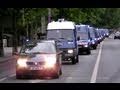 Gendarmes Mobiles Convoi - Convoy of French Military Police in Paris