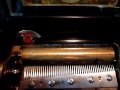 Antique late 1800s cylinder music box