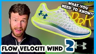 What Changed!? | Under Armour Flow Velociti Wind 2 Review | MAPMYRUN | UA Flow Cushioning | screenshot 4