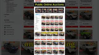 Online Public Auto Auctions