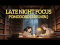Pomodoro 25/5 | Oxford Library Late Night | Lofi for Thesis &amp; Exam Prep [60 MIN]
