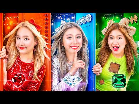 Arme Emerald Vs Reiche Ruby Vs Giga-reiche Diamond Mädchen In Der Schule!